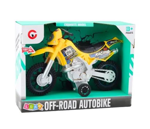 Motocross Off-Road Drive Lights Sounds Yellow