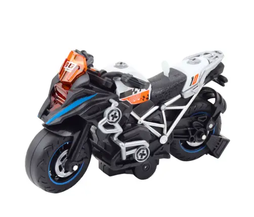 DIY Racing Bike Twisting Disassembly Lights Sounds Black