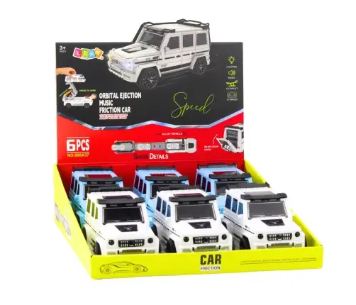 Off-Road Car Metal Hidden Car Light Sound White Blue