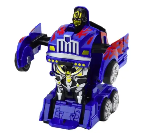 Truck Auto Robot 2in1 Drive Red Patterns Blue