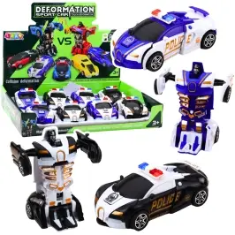 Auto Robot 2in1 Sports Car Police Drive Mix
