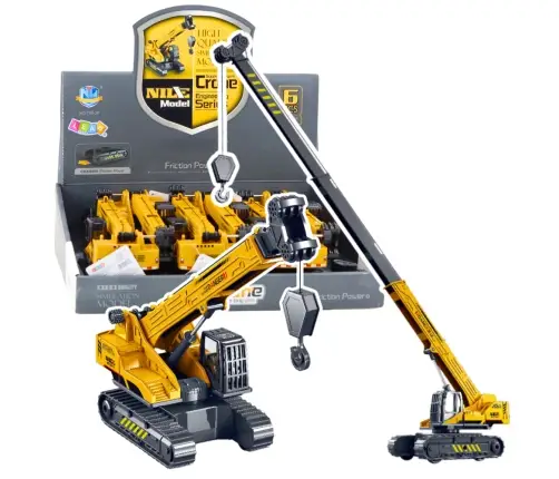 Crawler Crane Extendable Rotating Cabin 360° Yellow