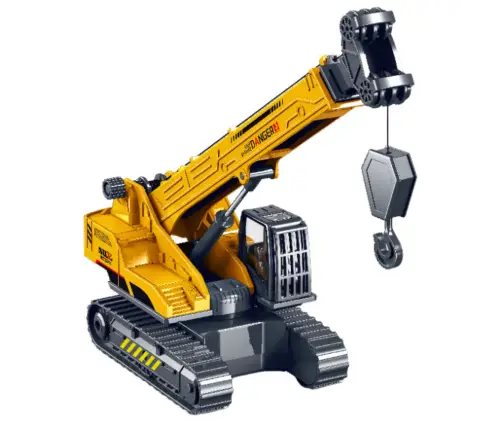 Crawler Crane Extendable Rotating Cabin 360° Yellow