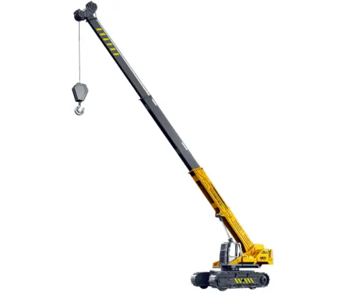 Crawler Crane Extendable Rotating Cabin 360° Yellow