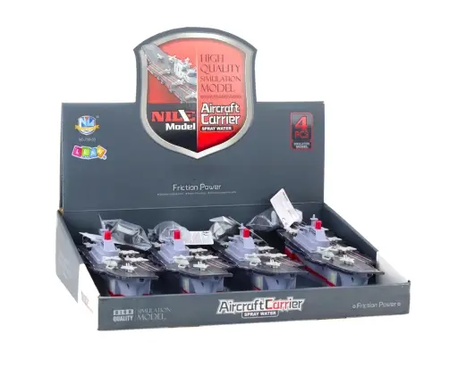 Aircraft Carrier Military Ship Drive Water Effect Bucket Funnel