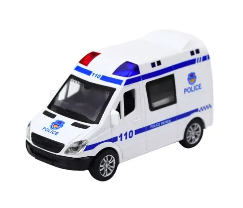 Police Car Ambulance Opening Doors Drive Lights Sounds Mix