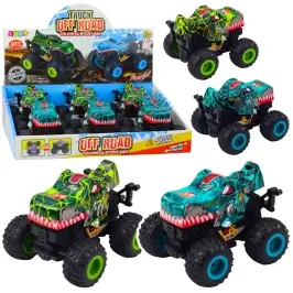 Dinosaur Offroad Vehicle Drive Lights Sounds Green Turquoise