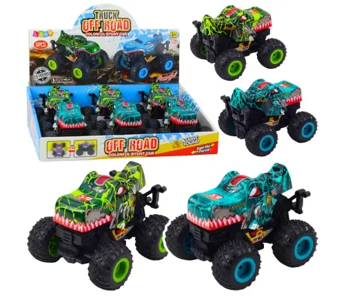Dinosaur Offroad Vehicle Drive Lights Sounds Green Turquoise