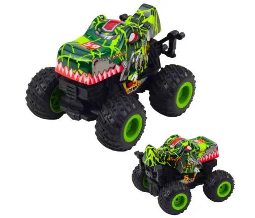 Dinosaur Offroad Vehicle Drive Lights Sounds Green Turquoise