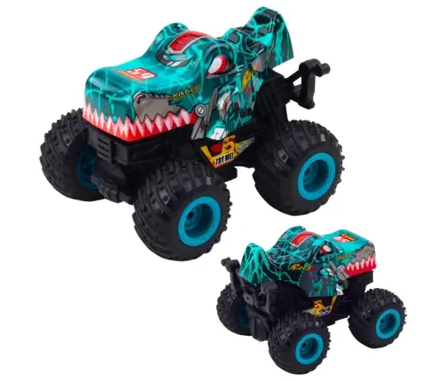 Dinosaur Offroad Vehicle Drive Lights Sounds Green Turquoise