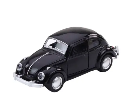 Classic Car Beetle Metal Friction Drive 1:36 Mix