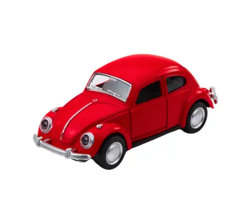 Classic Car Beetle Metal Friction Drive 1:36 Mix