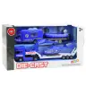 Police Rescue Car Boat Truck Helicopter Blue Set