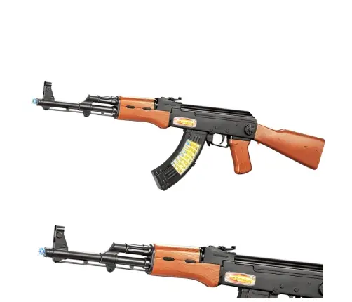 AK-47 Toy Rifle for Kids Lights and Sounds 68.5 cm