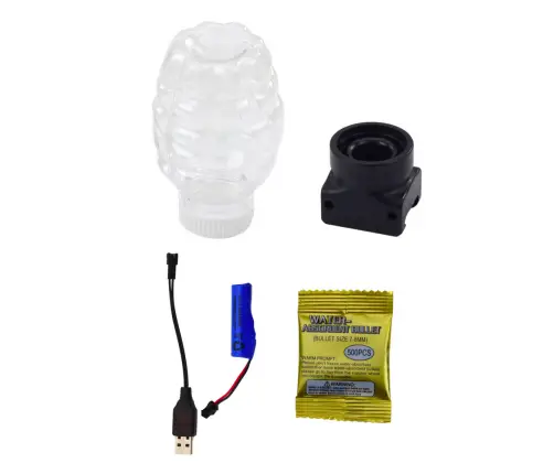 Electric Water Ball Gun Graffiti White Blue
