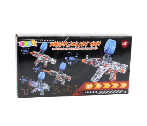 Electric Water Ball Gun Graffiti White Blue