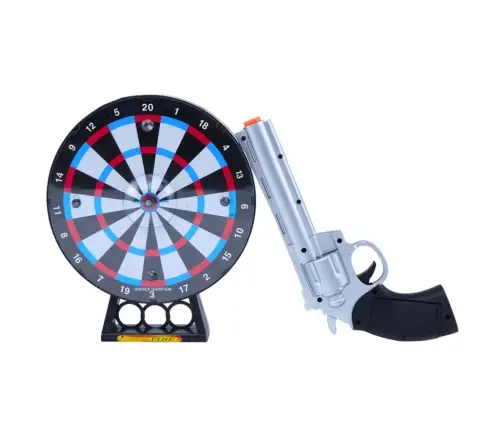 Laser Revolver Pistol Set with Target Shooting Game Lights Sounds