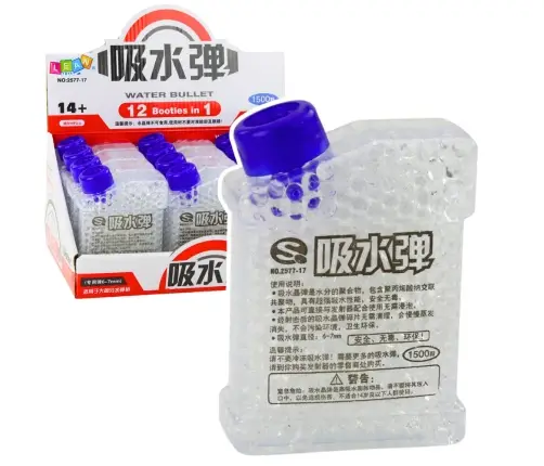 Ready-made transparent water balls for guns 1500pcs 6-7mm