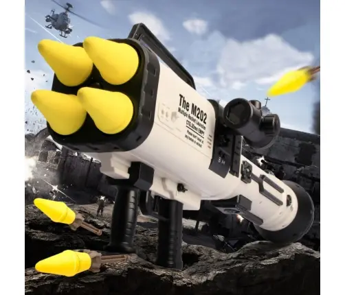 Huge Rocket Launcher M202 Sponge Missiles 68cm