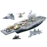 Large Military Aircraft Carrier Fighters Tanks Vehicles 70cm