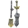 Knight Set Gladiator Sword Protectors Belt Decorated Knight Set Gladiator Sword Protectors Belt Decorated