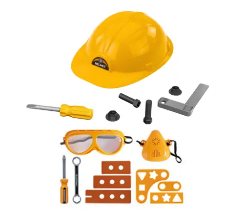 DIY Tool Kit Pneumatic Hammer Battery Operated 21pcs