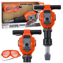 Handyman Set Pneumatic Hammer Glasses Orange