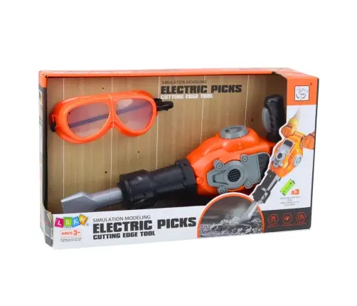 Handyman Set Pneumatic Hammer Glasses Orange