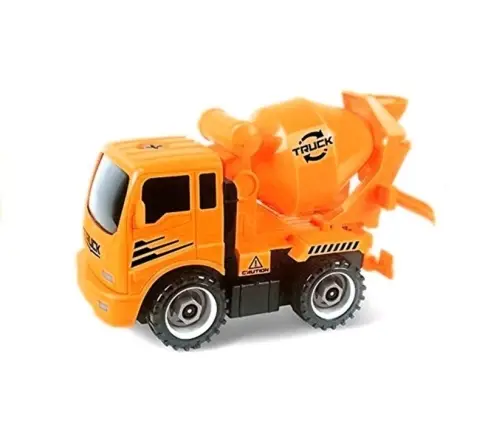 Set Of Vehicles For Unscrewing Concrete Mixer Tipper Set Of Vehicles For Unscrewing Concrete Mixer Tipper