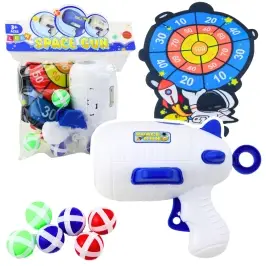Skill Game Shooting Target Gun Velcro Balls Space