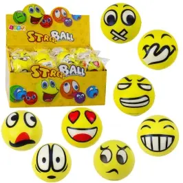 Kneading Bouncing Ball Foam Emoticon Ball 6cm