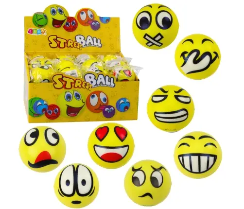 Kneading Bouncing Ball Foam Emoticon Ball 6cm