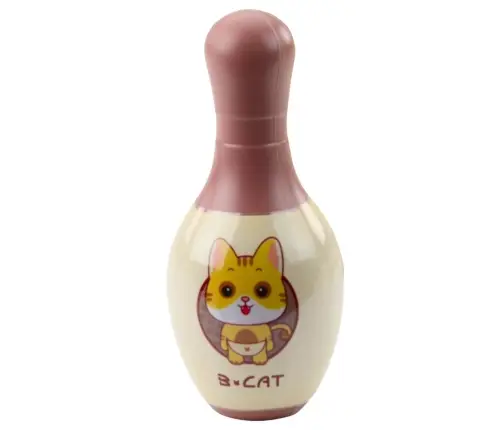 Bowling Set with Cats for Kids 10 Bowling Pins 2 Colored Balls Bowling Set with Cats for Kids 10 Bowling Pins 2 Colored Balls