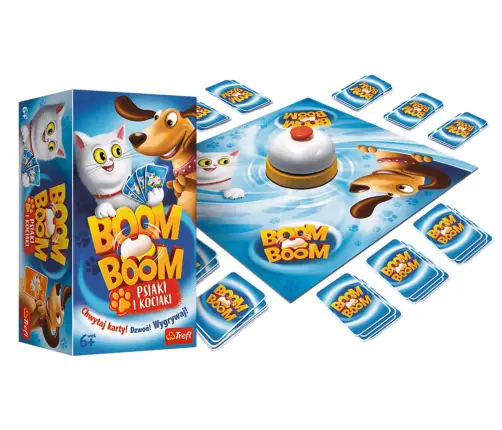 Boom Boom Dogs and Kittens Skill Game Trefl 01909 Boom Boom Dogs and Kittens Skill Game Trefl 01909