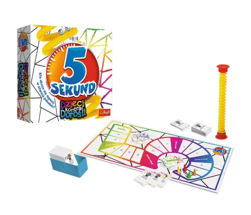 Board Game 5 Seconds Kids vs Adults Trefl 02120