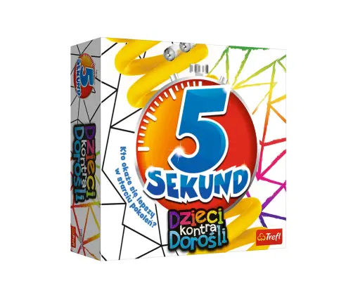 Board Game 5 Seconds Kids vs Adults Trefl 02120