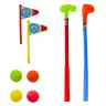 Golf Set Trolley 3 Clubs 2 Flags 4 Balls Golf Set Trolley 3 Clubs 2 Flags 4 Balls