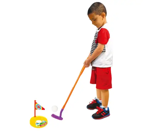 Golf Set Trolley 3 Clubs 2 Flags 4 Balls Golf Set Trolley 3 Clubs 2 Flags 4 Balls