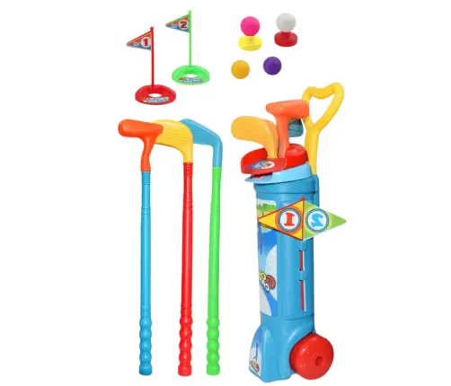 Golf Set Trolley Clubs Field Sports Game 20pcs