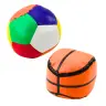 Soft Sports Balls Basketball Rugby Football Baseball Set of 4