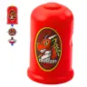 Flying Disc Dragon Spinning Top Launcher Set Red