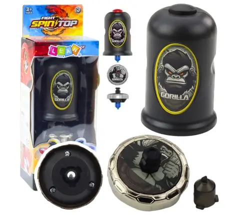 Flying Disk Gorilla Black Spinner Launcher Set Flying Disk Gorilla Black Spinner Launcher Set