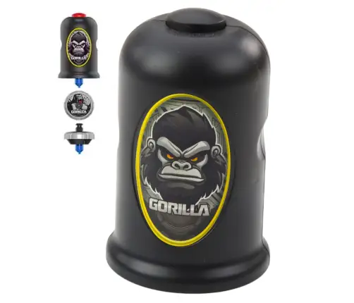 Flying Disk Gorilla Black Spinner Launcher Set Flying Disk Gorilla Black Spinner Launcher Set