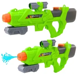 Mechanically Pumped Water Gun 550ml Green