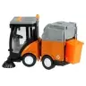 Street Sweeper Bin Lights Sounds Orange 1:16