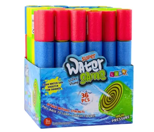 Foam Water Gun Water Pump Tube Colored 30cm Mix