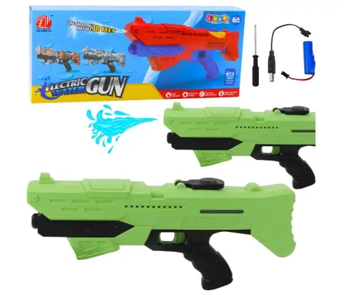 Water Rifle Electric Automatic Green Range 10m