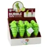 Soap Bubbles Snake Rotating Toy 2in1 Green