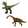 Set of Dinosaurs Figures Movable Legs Mouths 4pcs
