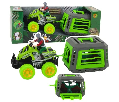Quad Set With Driver Cage With Pterodactyl Dinosaur